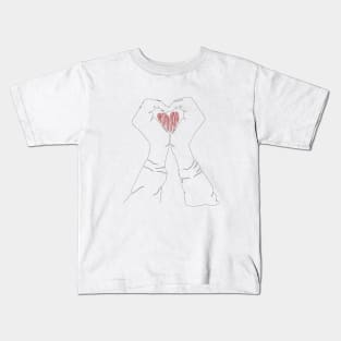 Awesome Line Art Kids T-Shirt